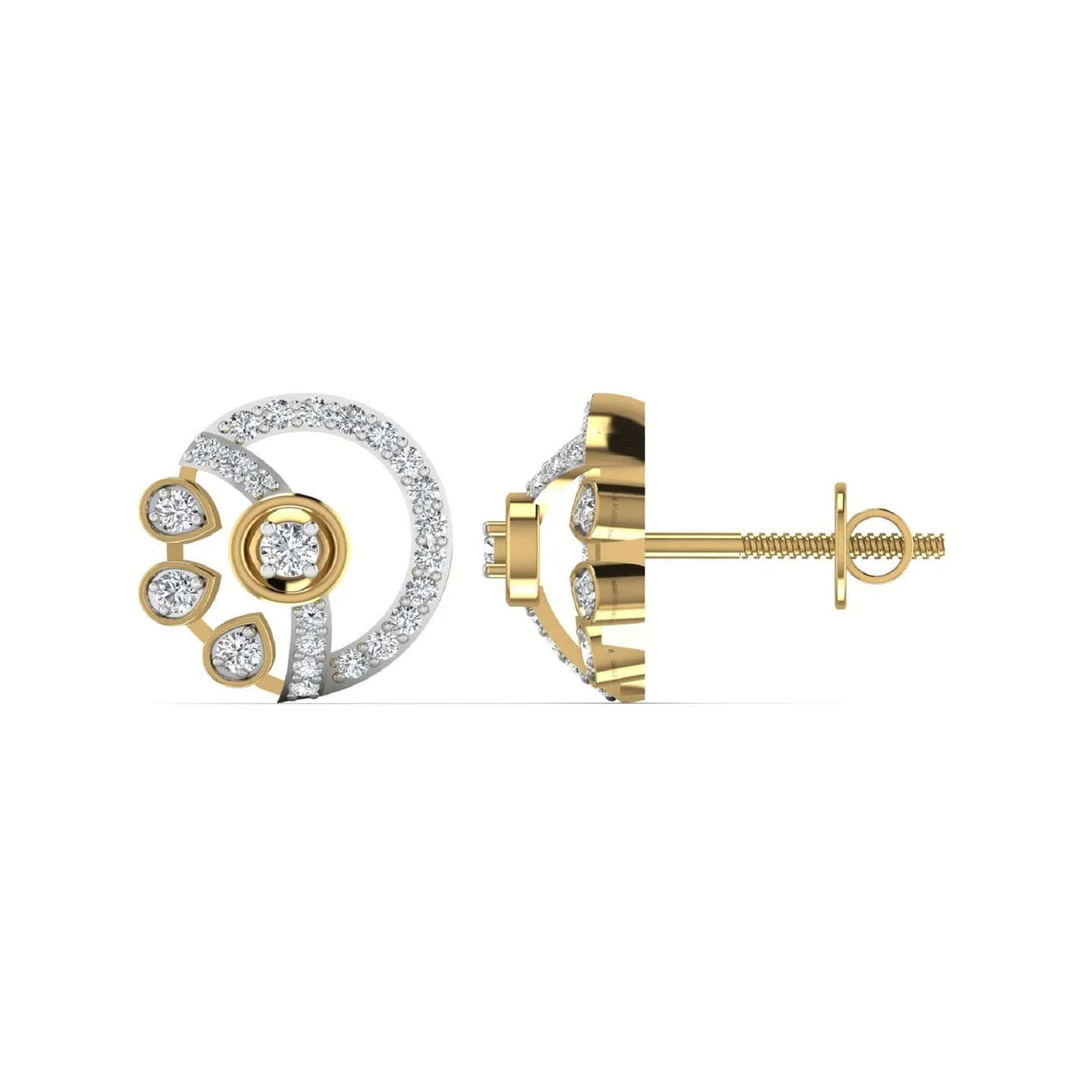 Exquisite Silver Stud Earring