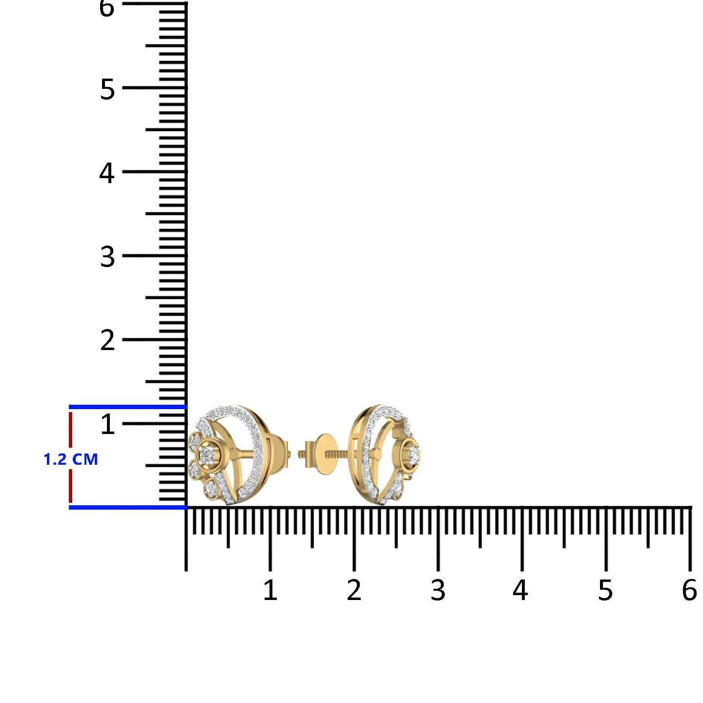 Exquisite Silver Stud Earring