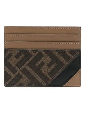 FABRIC FF MOTIF CARD HOLDER