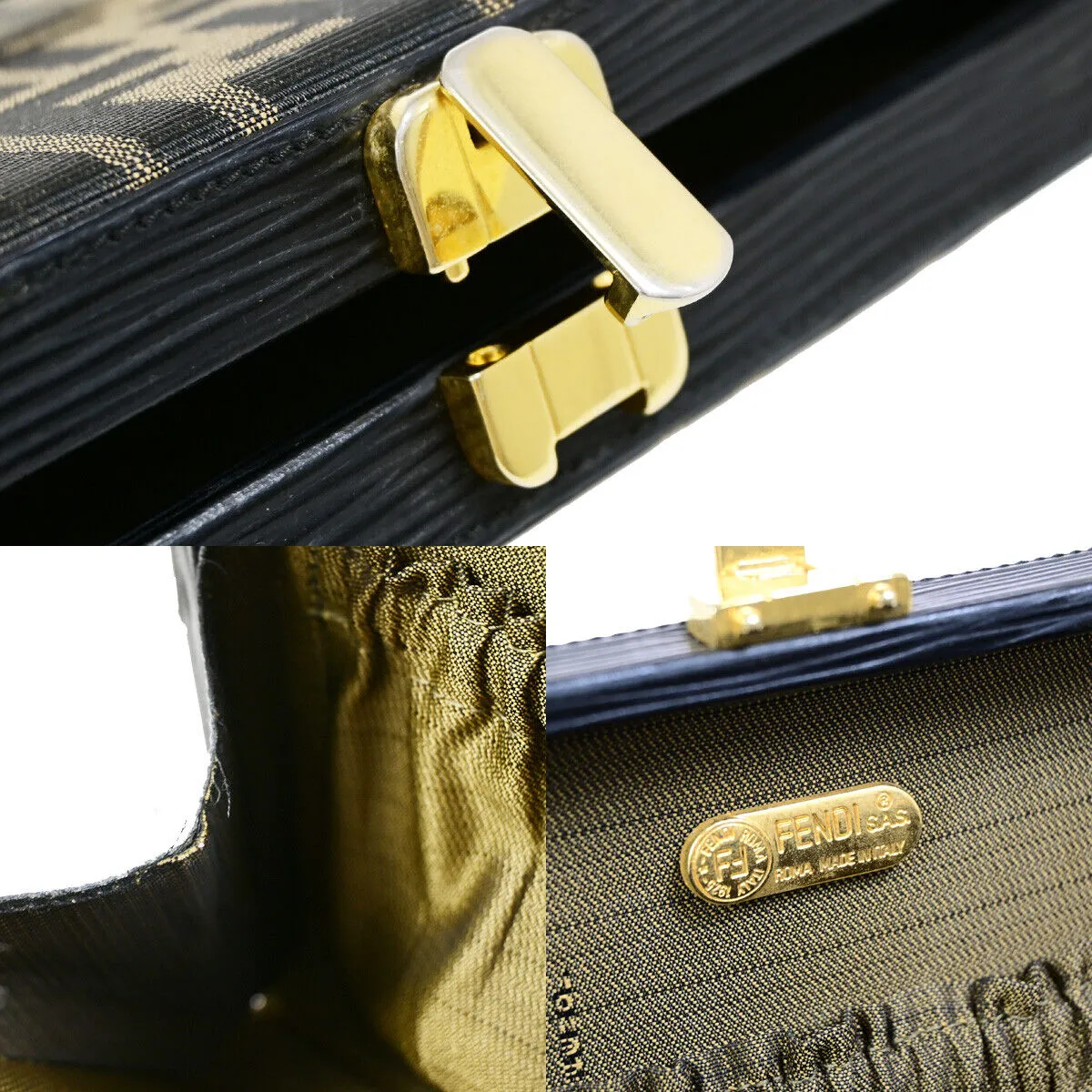 Fendi Zucca  Canvas Briefcase Bag ()