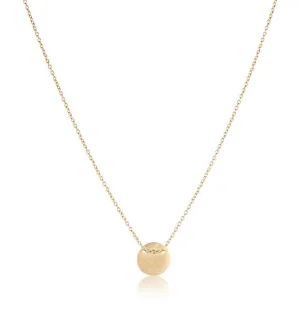 Fine Disc Necklace, 9kt Yellow Gold