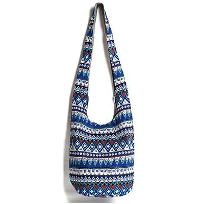 Folk style bag ladies bucket bag ladies handbag shoulder bag linen cloth printing cross selling