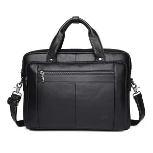 Genuine Leather Men's Briefcase | Luxury 16-Inch Laptop Bag | BBC005