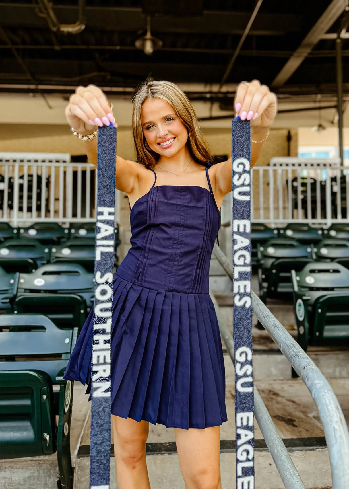 Georgia Southern Beaded Purse Strap