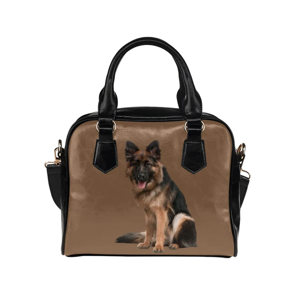 German Shepherd Shoulder Bag - Tan