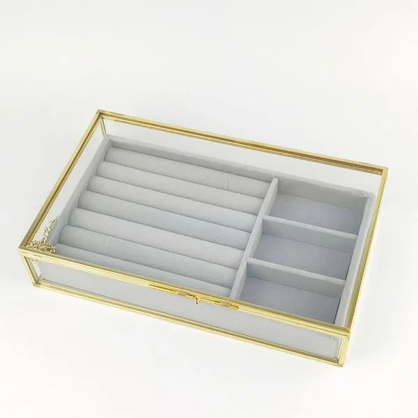 Gold Organizing Jewelry Box