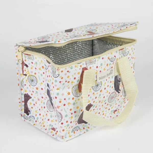 Happy Animals on Bikes Lunch Bag