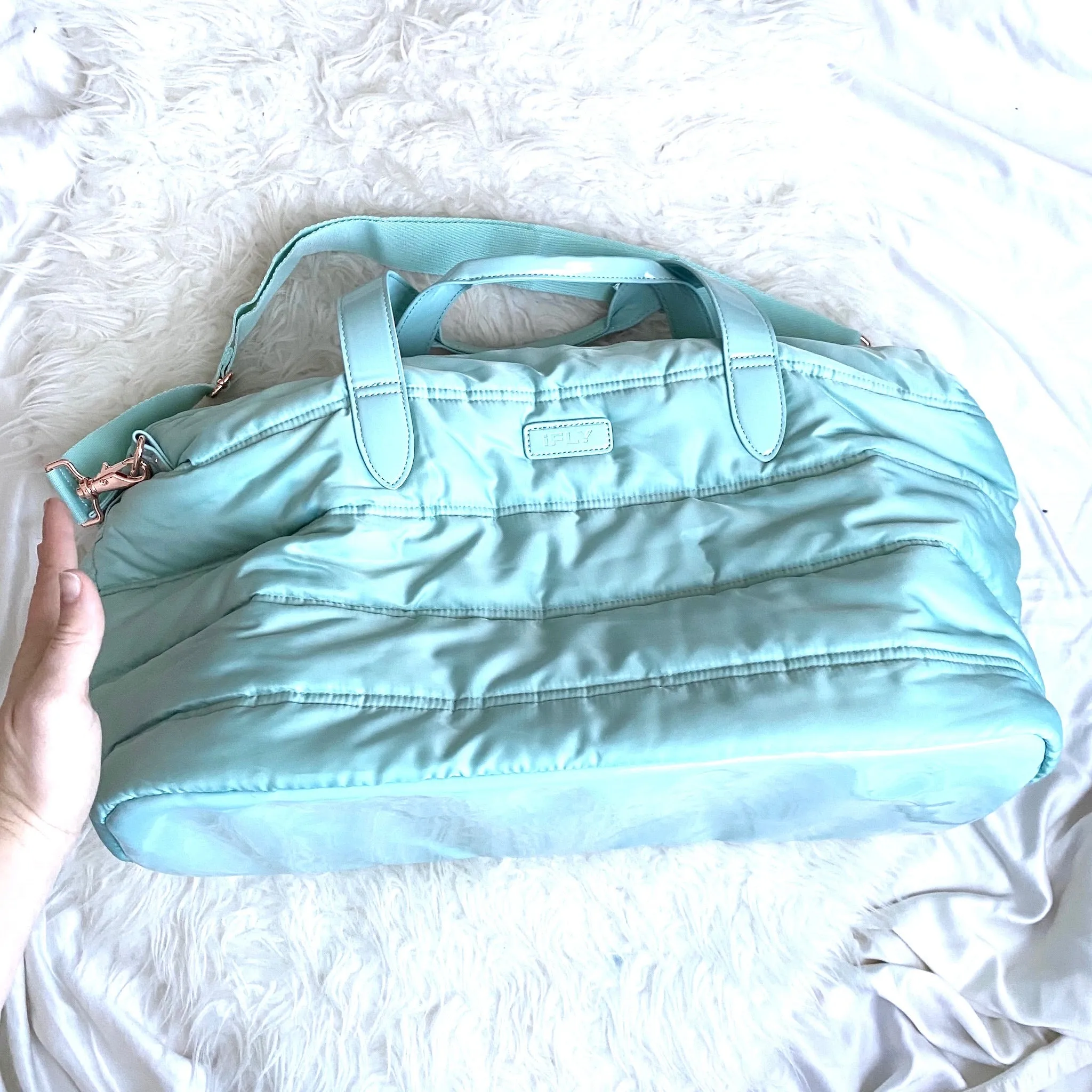 iFly Light Turquoise Duffle Bag (brand new condition)