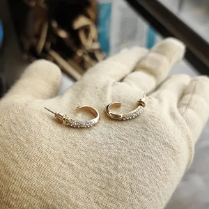 Jewelestia Radiant Hoop Earrings