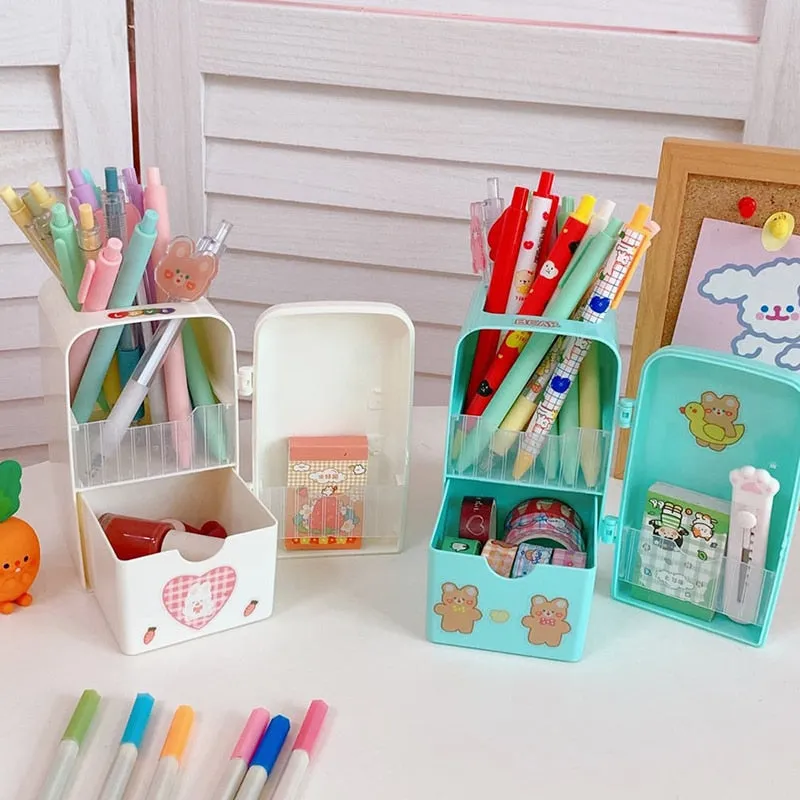 Kawaii Bear Pen Holder