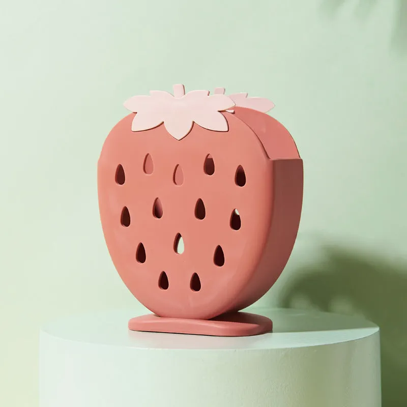 Kawaii Strawberry Cutlery Organizer
