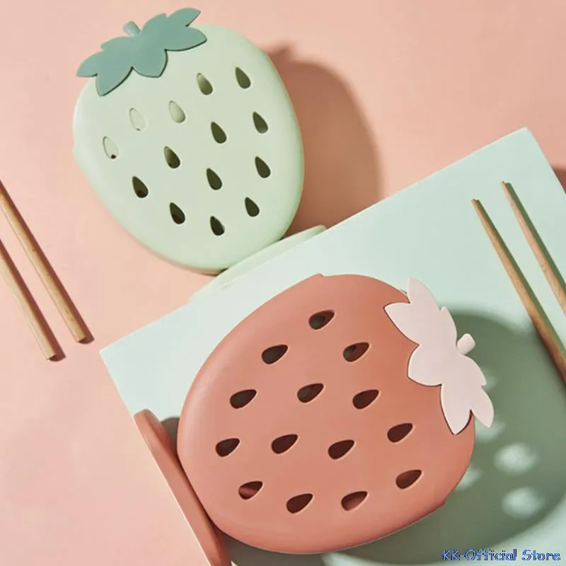 Kawaii Strawberry Cutlery Organizer
