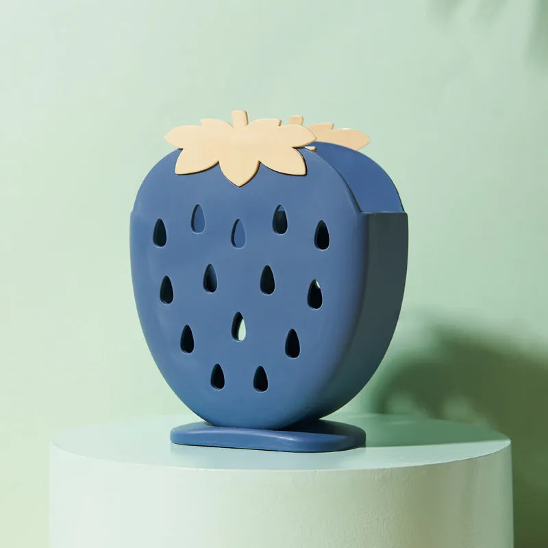 Kawaii Strawberry Cutlery Organizer