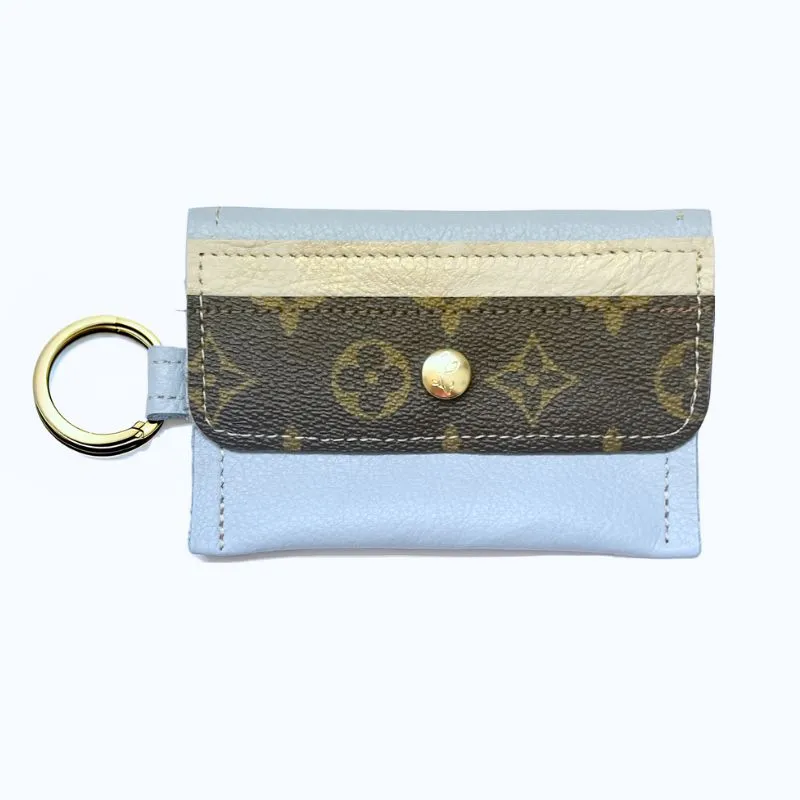 Keychain Wallet In Leather | Upcycled LV