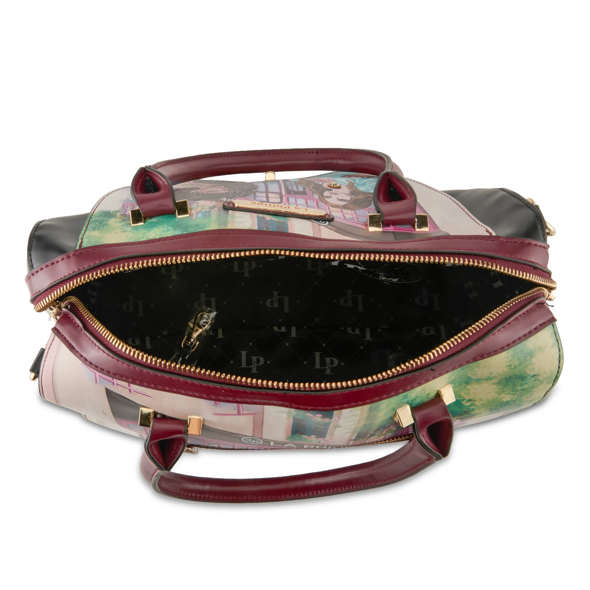 LA PHILIPE LP1002-5 SHOPPING IN THE CITY HANDBAG-ENVELOPE