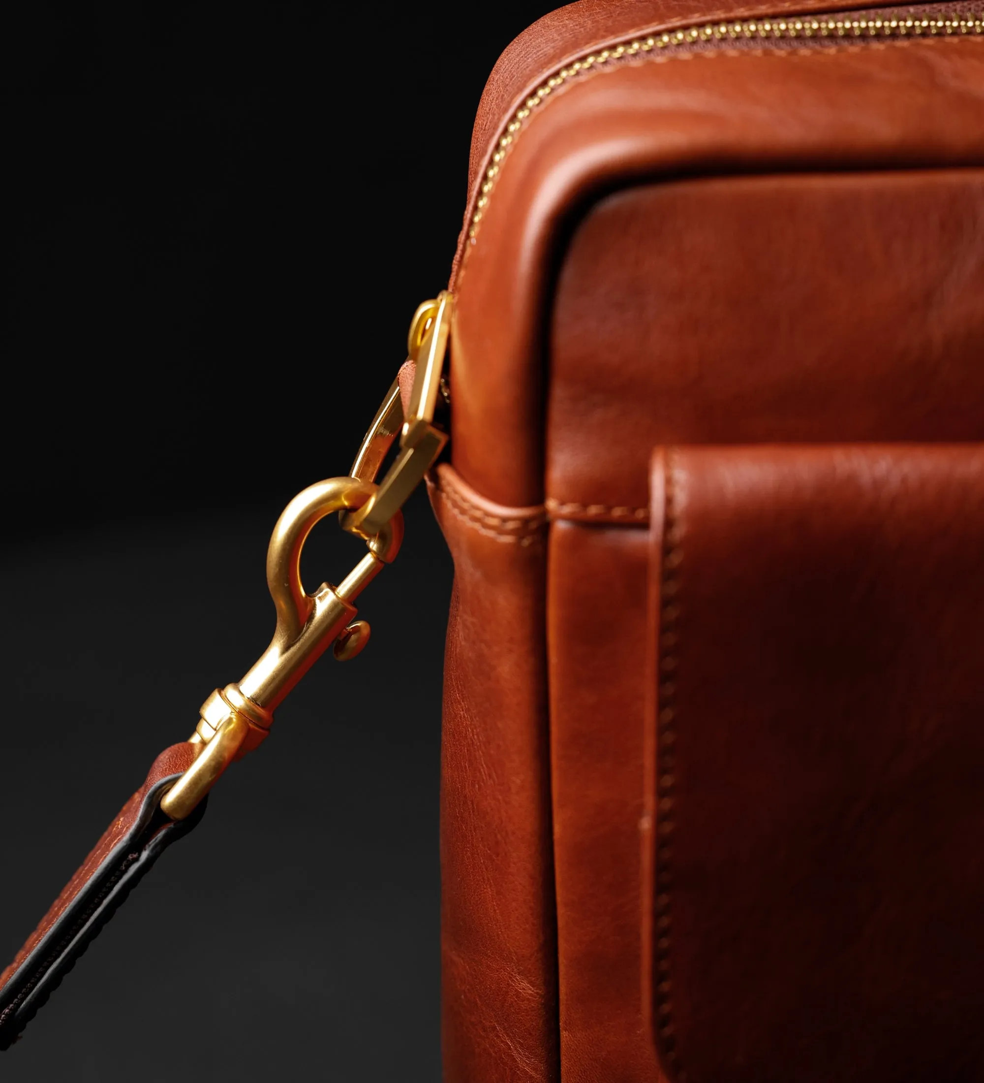 Large Leather Briefcase Laptop Bag for Women - The Chateau