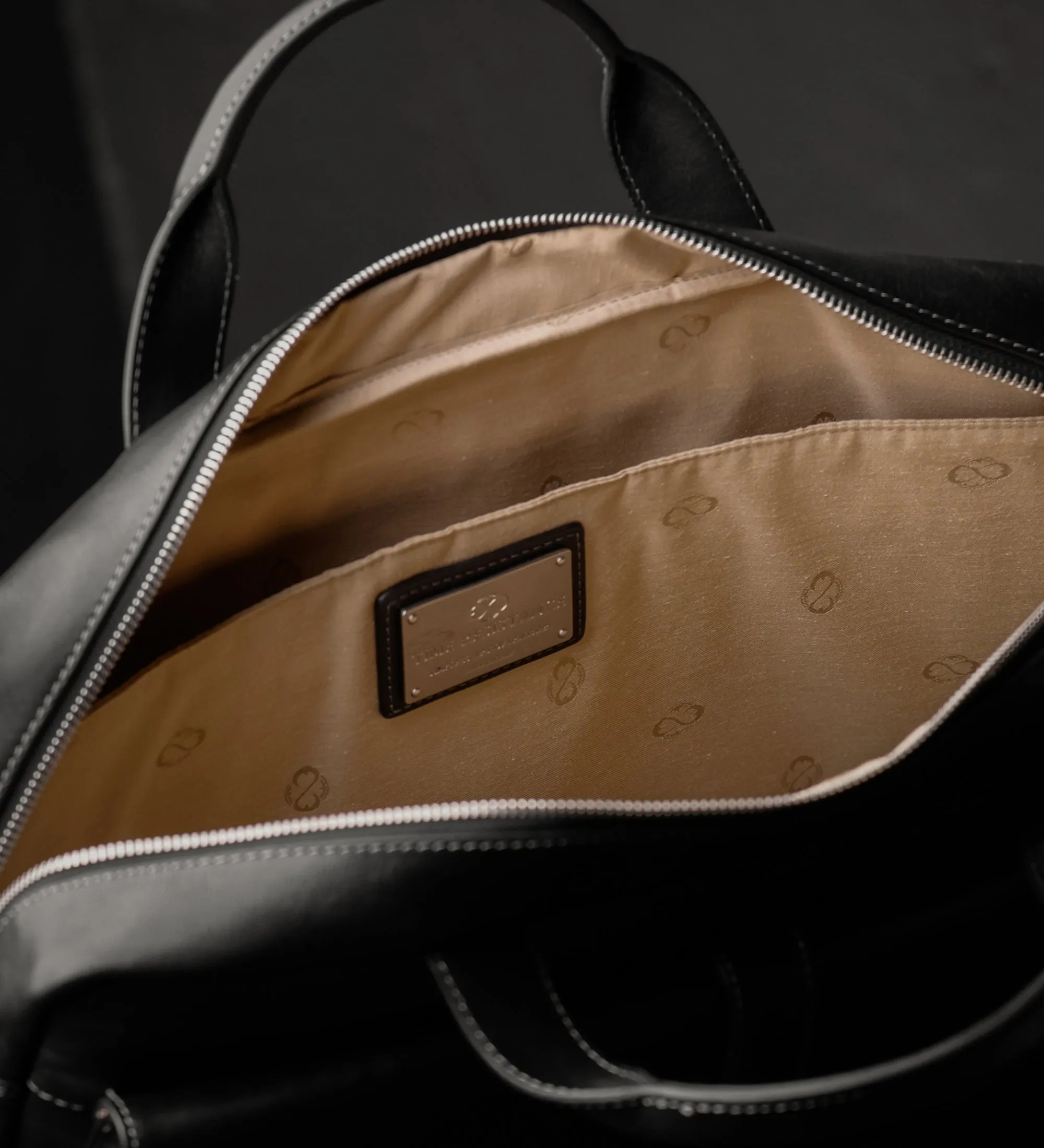 Large Leather Briefcase Laptop Bag for Women - The Chateau