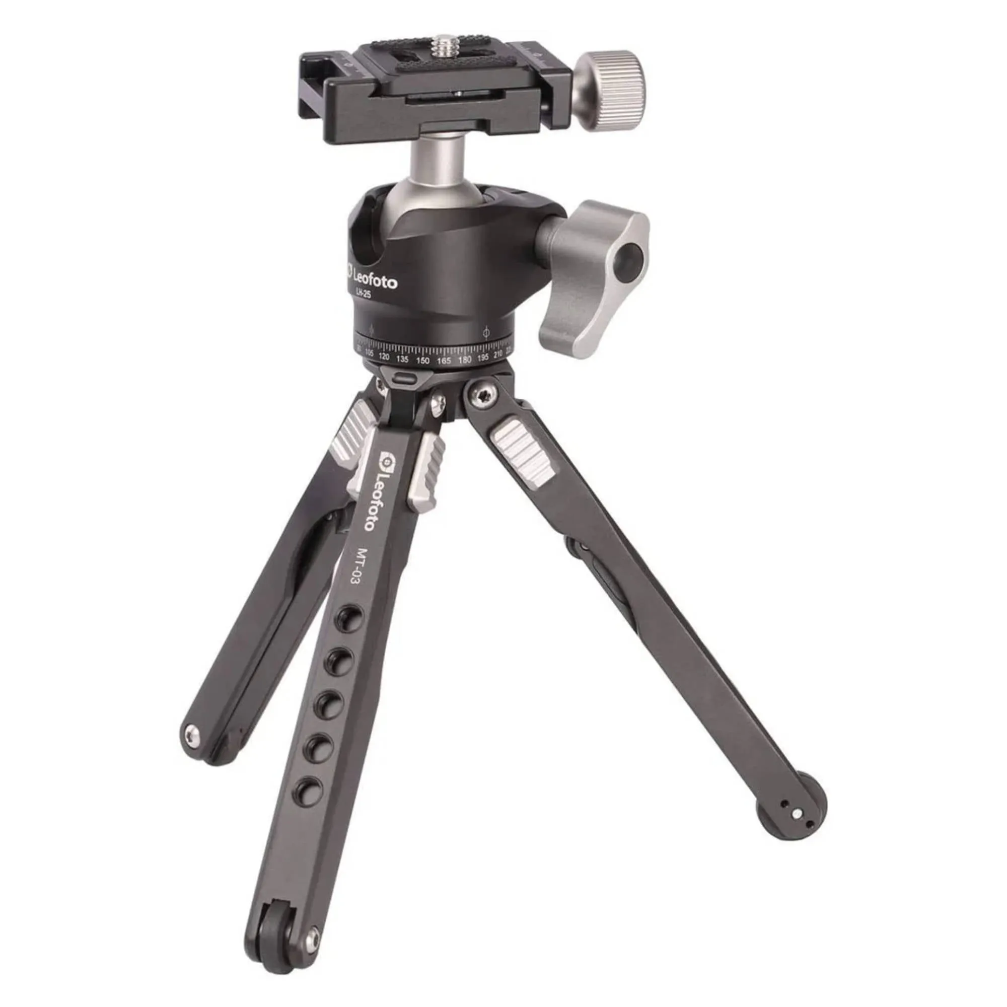 Leofoto MT-03 2 Mini Table Top 2 Section Tripod with LH-25 Ball Head