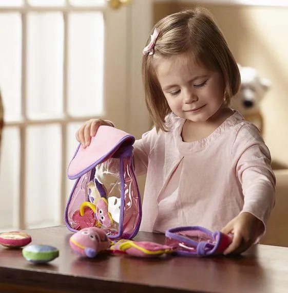 Melissa and Doug Pretty Purse Fill and Spill Toddler Toy 18 Months Old Soft and Durable Ages 18 Months 