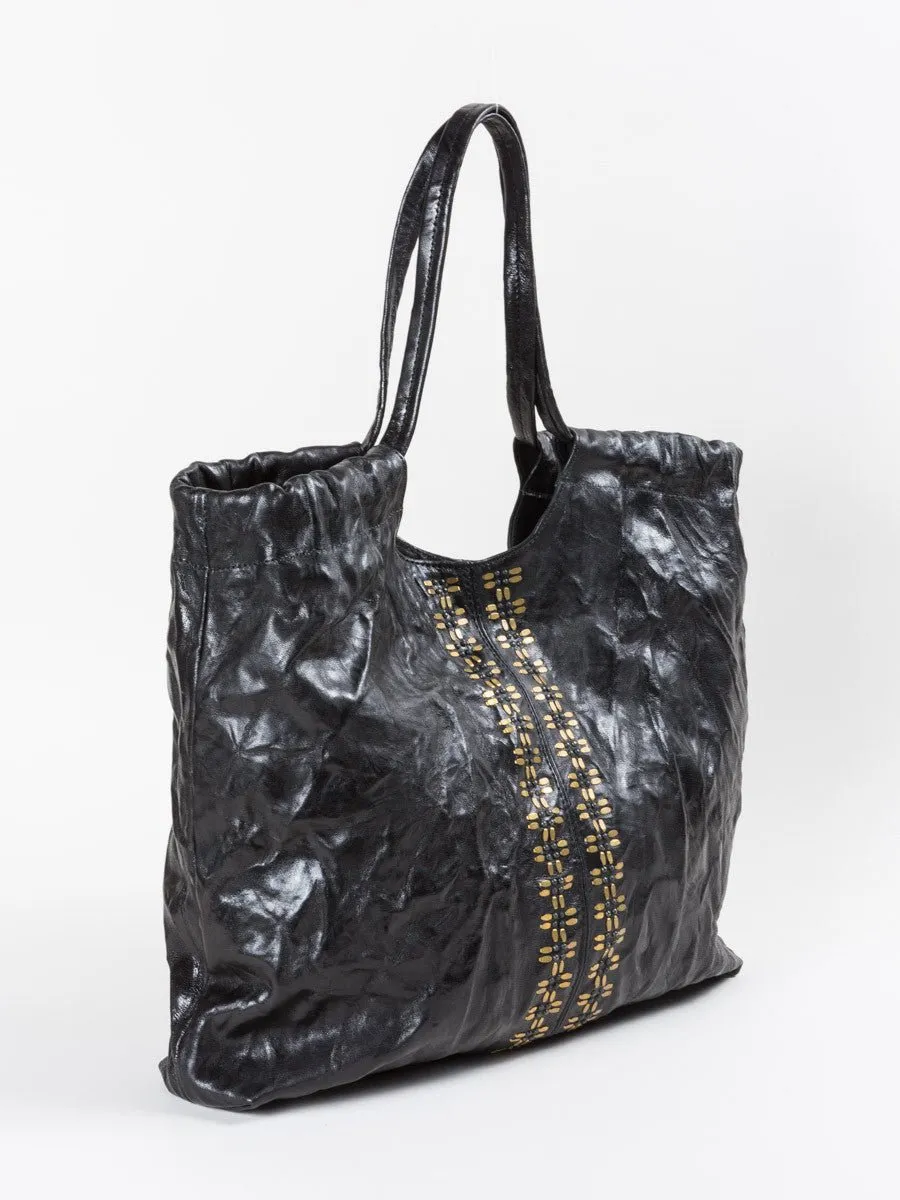 montana tote - black