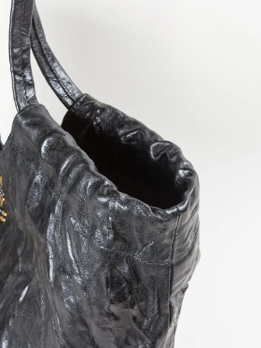 montana tote - black