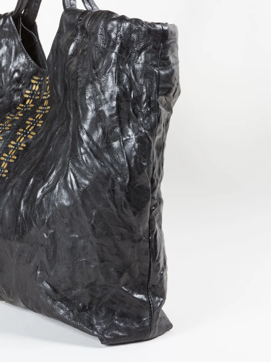 montana tote - black