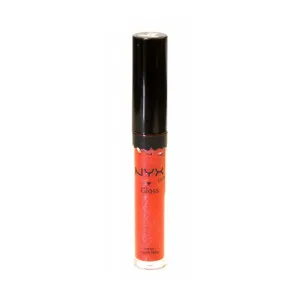 NYX Round Lip Gloss Roasted Red Frosted Red