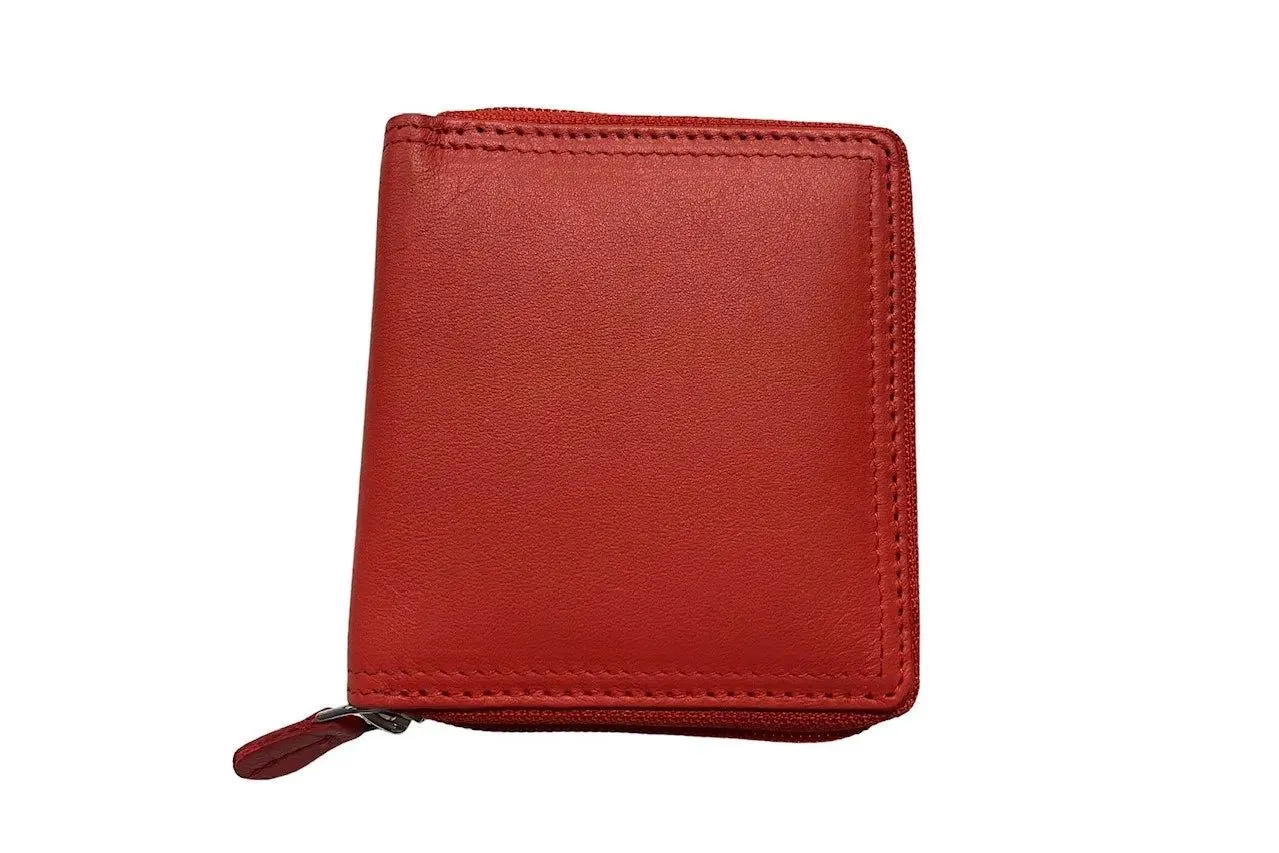 Oran - UNISEX WALLET LEATHER ZIP AROUND RFID WALLET - BEN