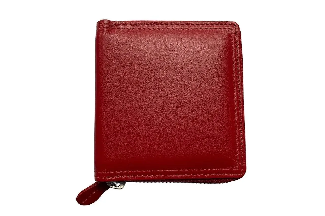 Oran - UNISEX WALLET LEATHER ZIP AROUND RFID WALLET - BEN