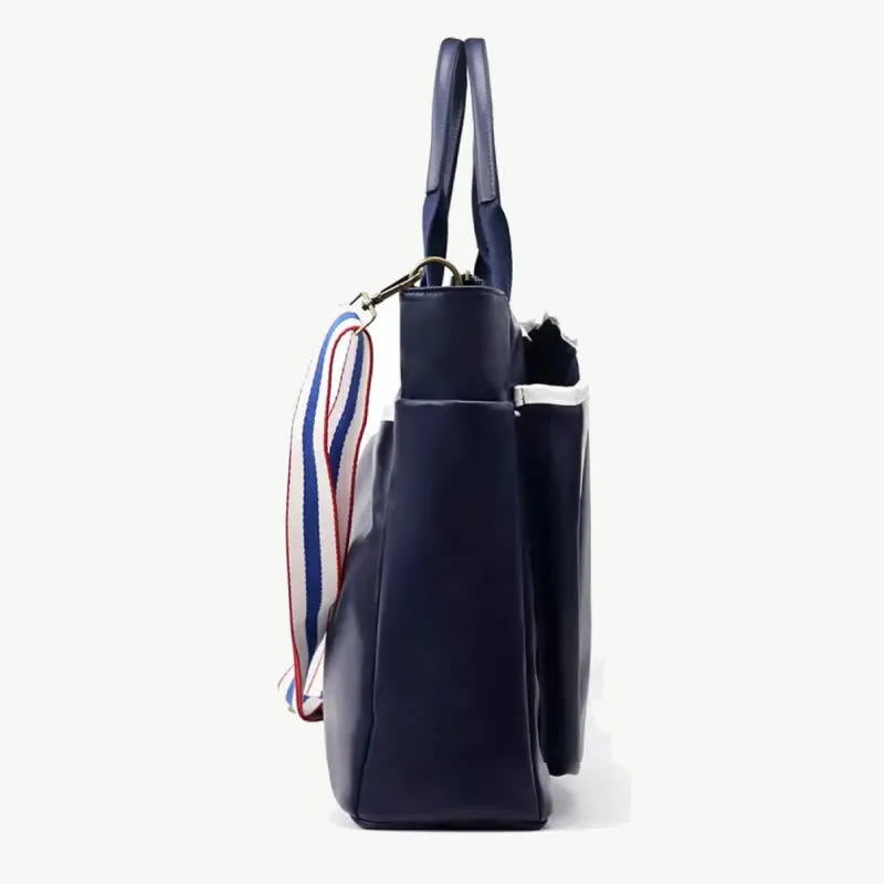 Padel Tennis Racket Bag Minimalist Leather Hand Held Sports Tote