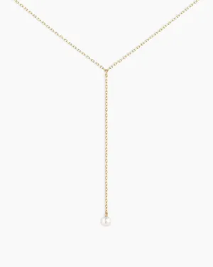 Pearl Lariat Necklace