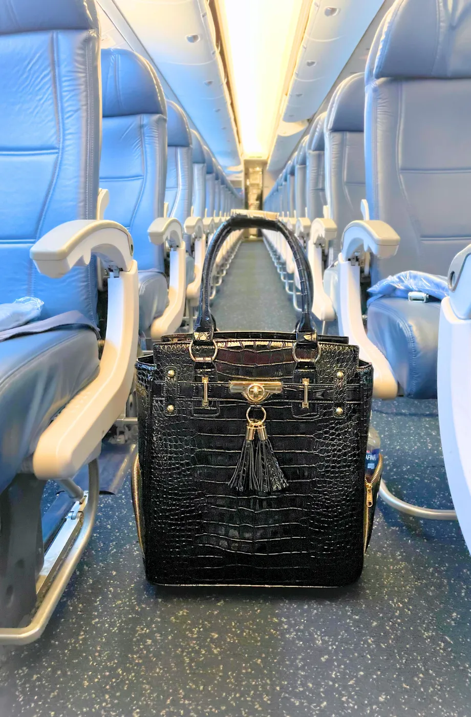 Petite Cosmopolitan Rolling Laptop Bag - Stylish Briefcase & Tote for Professional Women - Fits 13"-15" Laptop