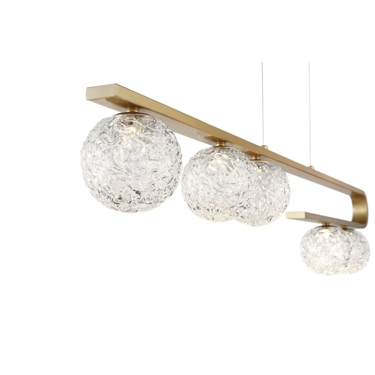 Phillimore 45 in. 5 Lights LED Chandelier Gold Finish