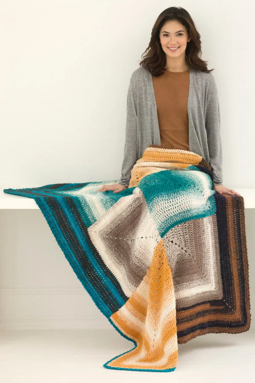 Radiant Blocks Afghan (Crochet)