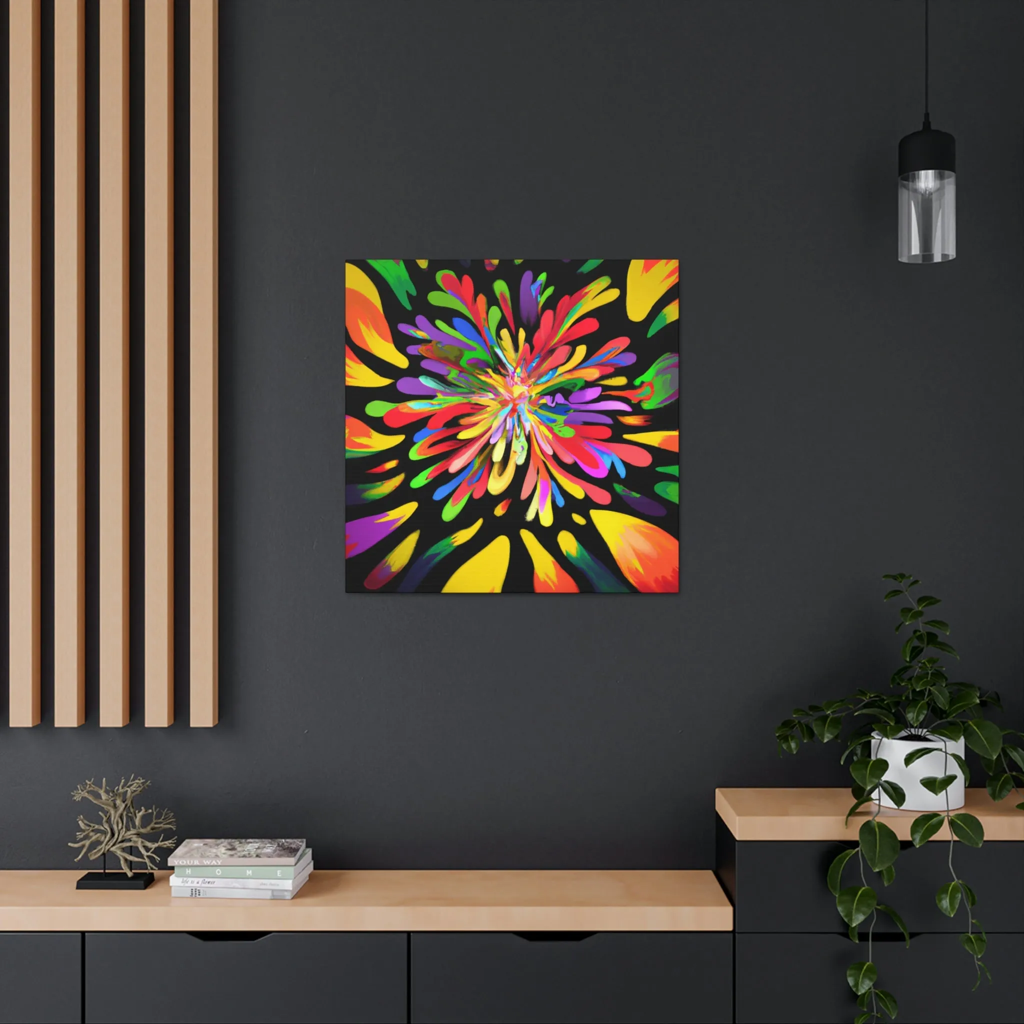 Radiant Blooms. - Canvas