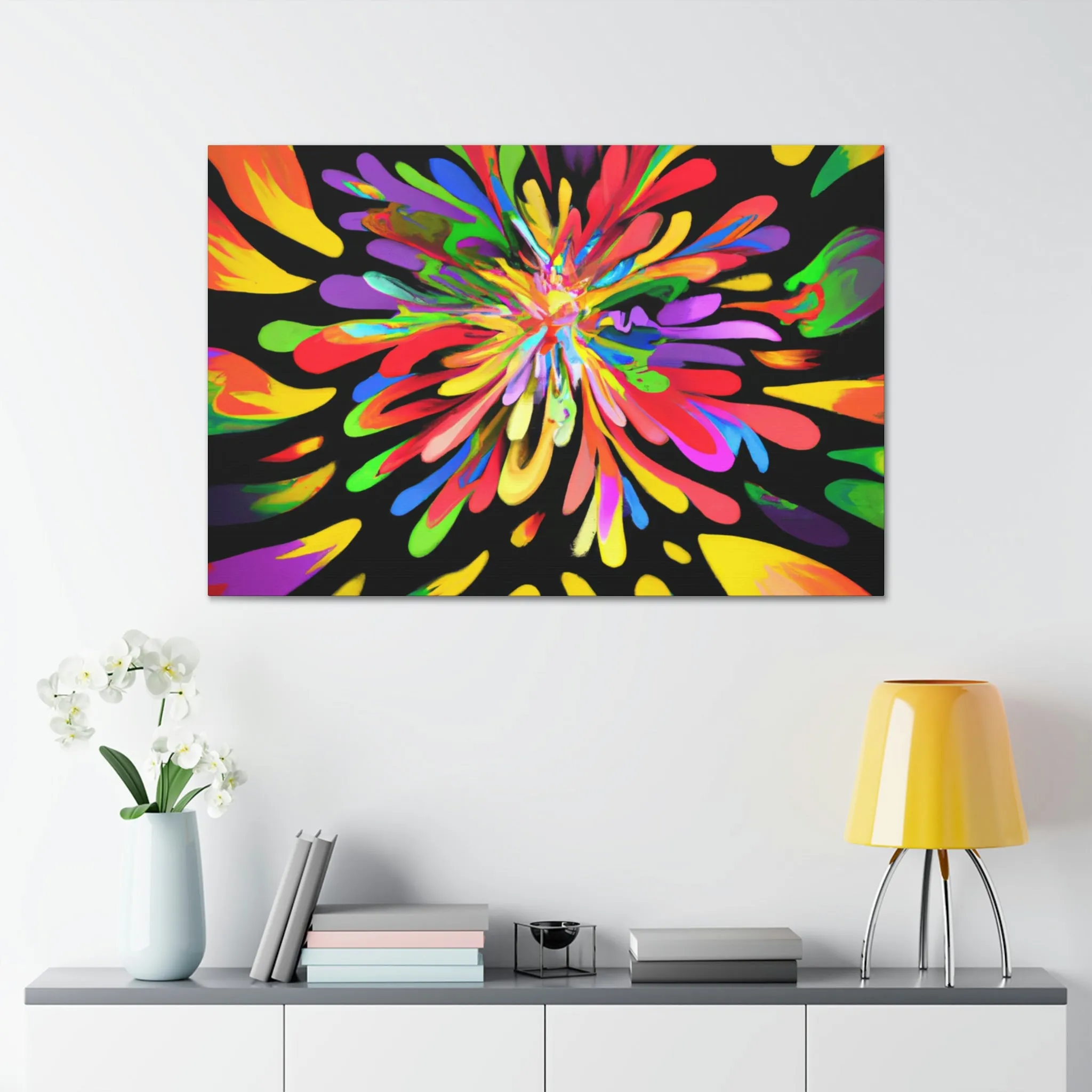 Radiant Blooms. - Canvas