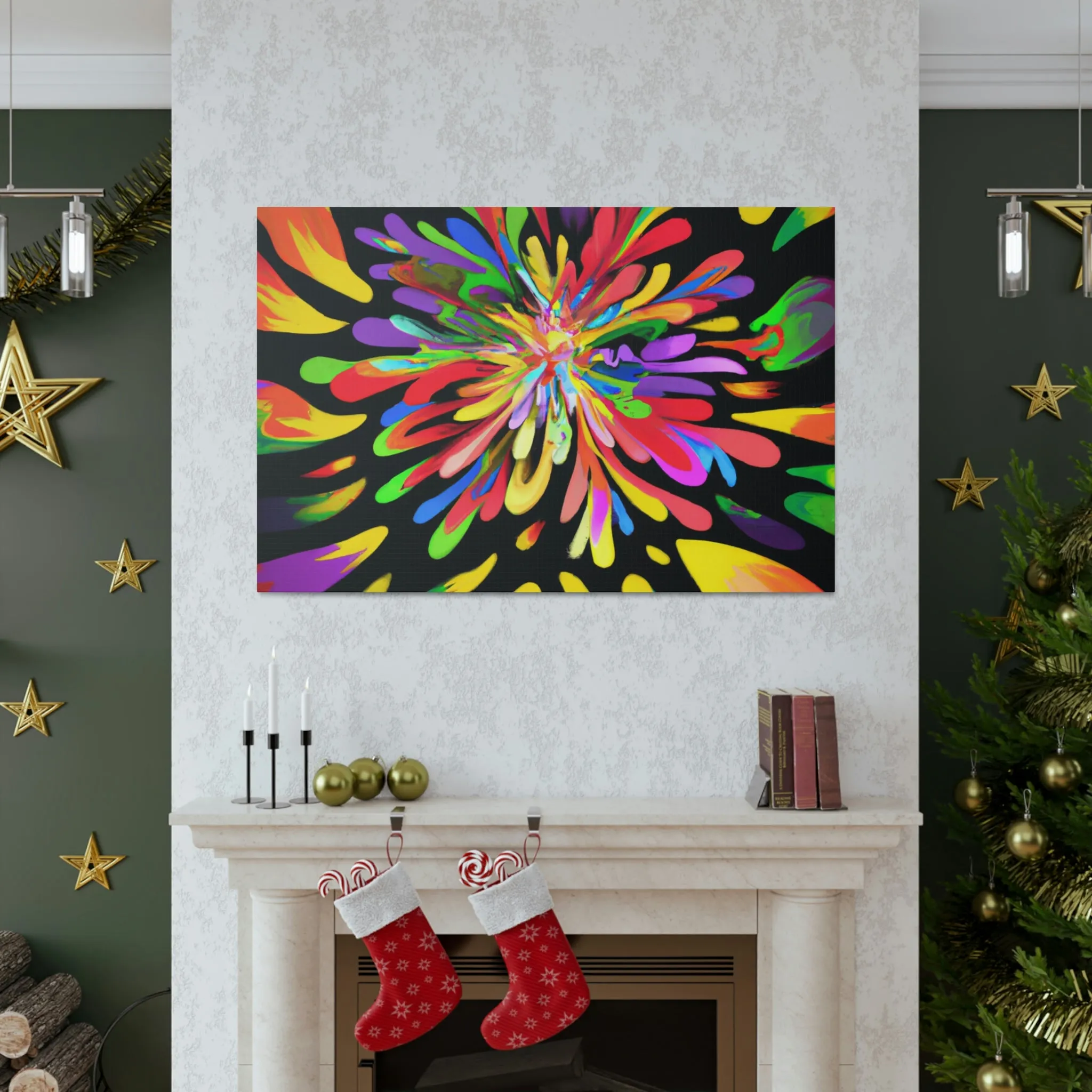 Radiant Blooms. - Canvas