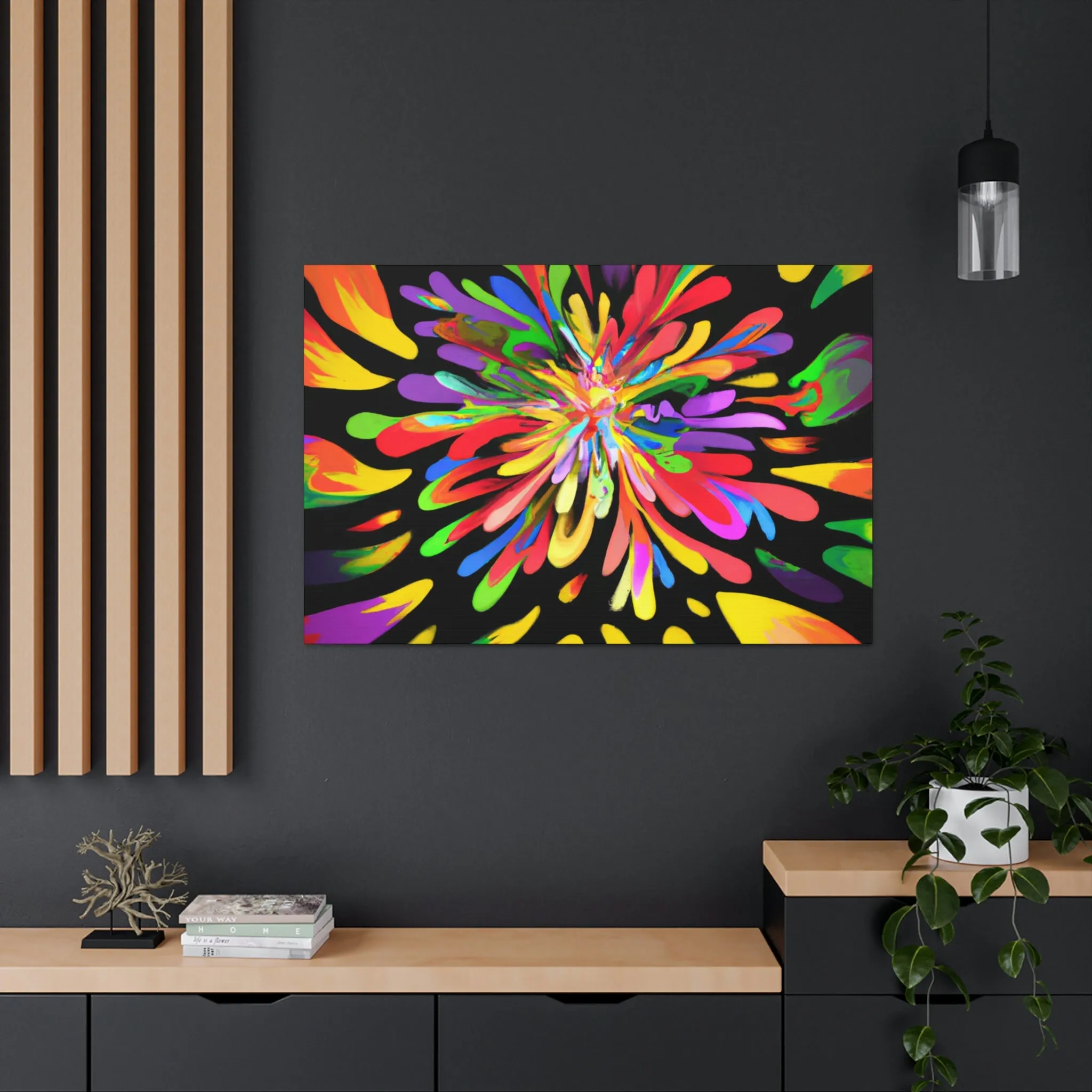 Radiant Blooms. - Canvas