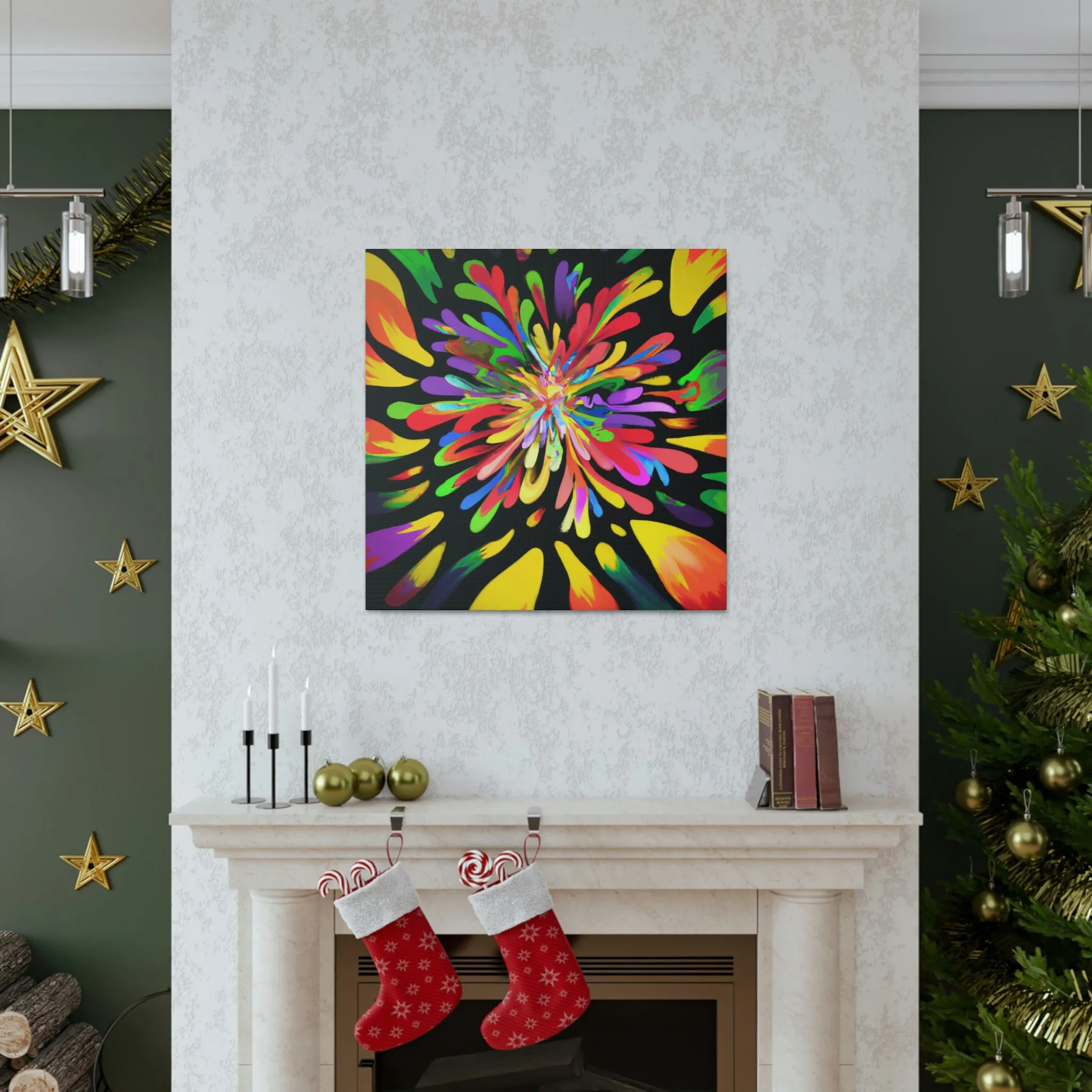 Radiant Blooms. - Canvas