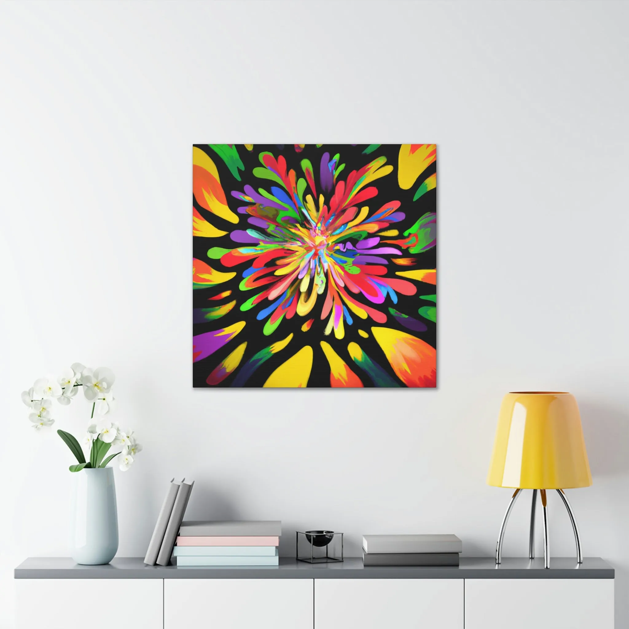 Radiant Blooms. - Canvas