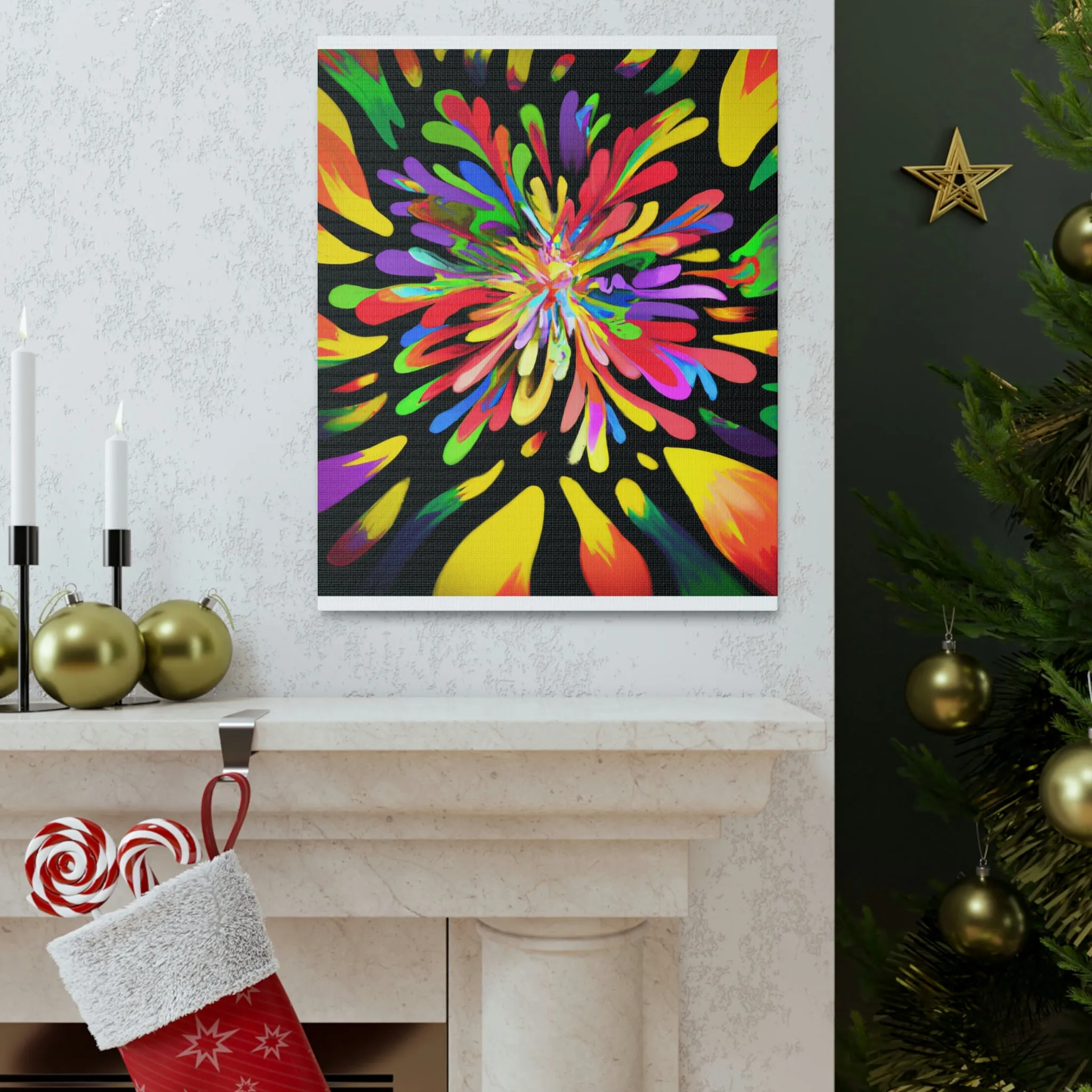 Radiant Blooms. - Canvas