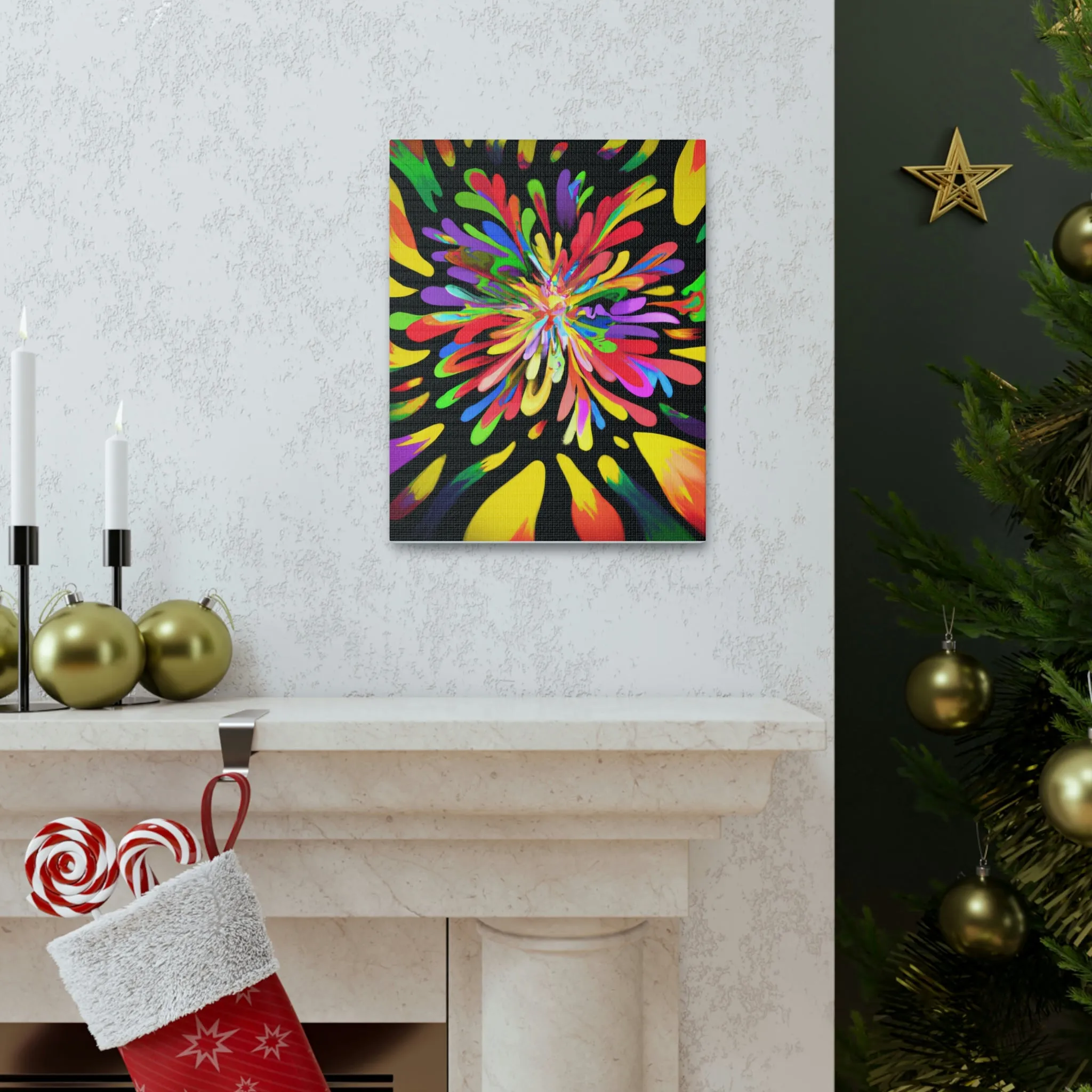 Radiant Blooms. - Canvas