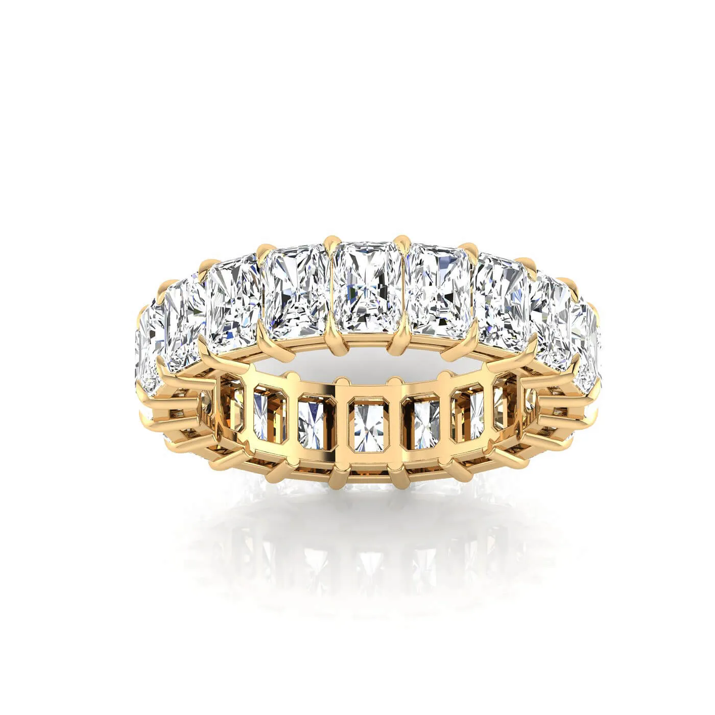 Radiant Cut Lab Grown Diamond Eternity Ring - 5.00cttw
