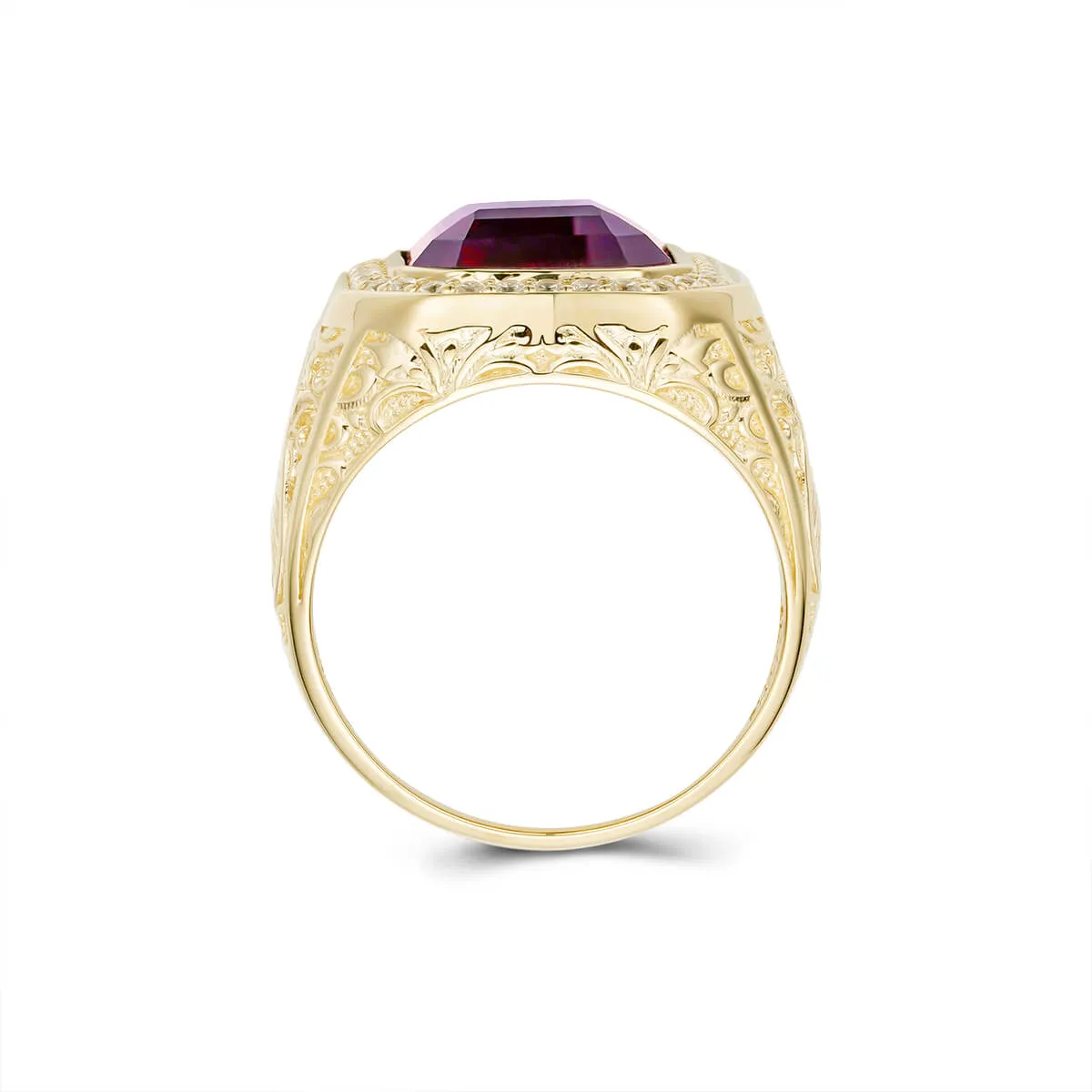 Radiant Cut Stone Ring