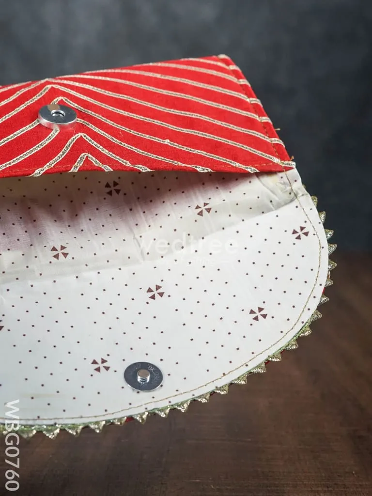 Rajasthani Zari Border Purse - WBG0760