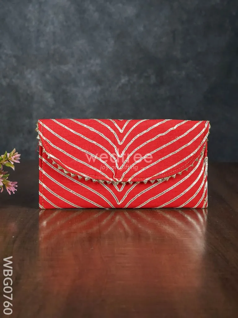 Rajasthani Zari Border Purse - WBG0760