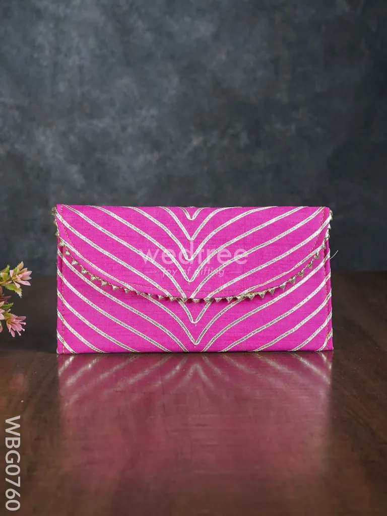 Rajasthani Zari Border Purse - WBG0760