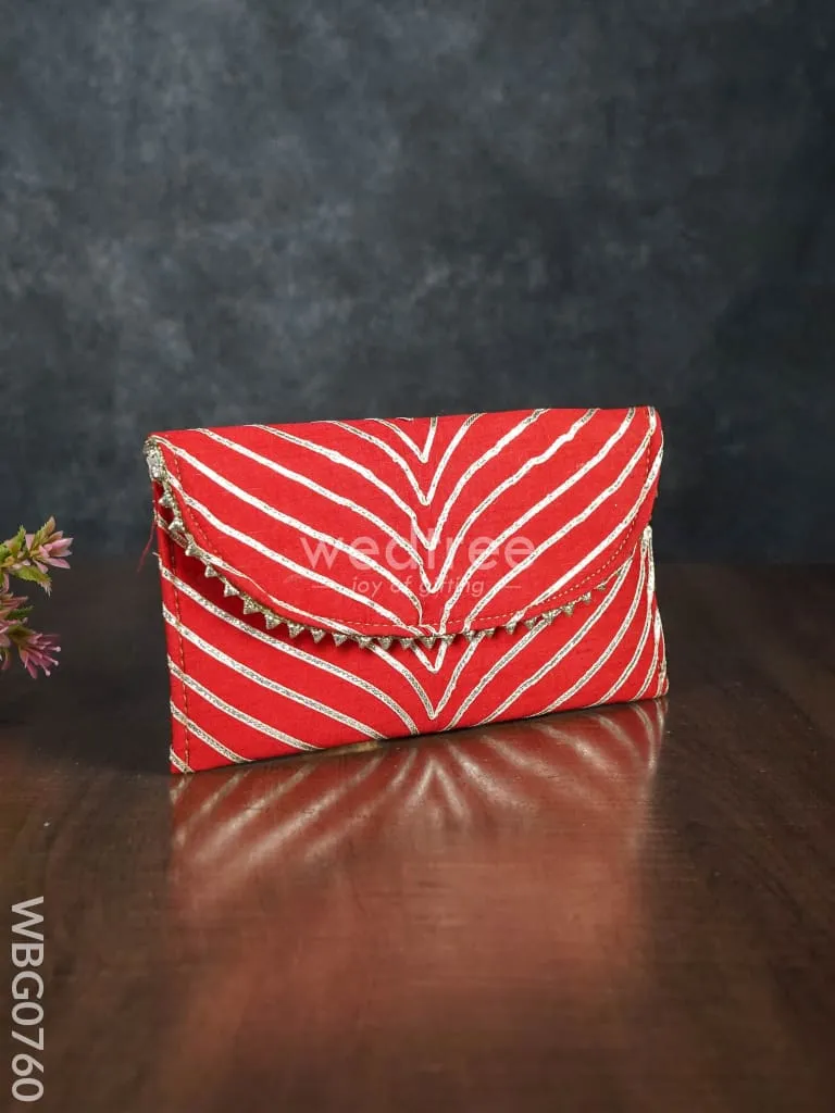 Rajasthani Zari Border Purse - WBG0760