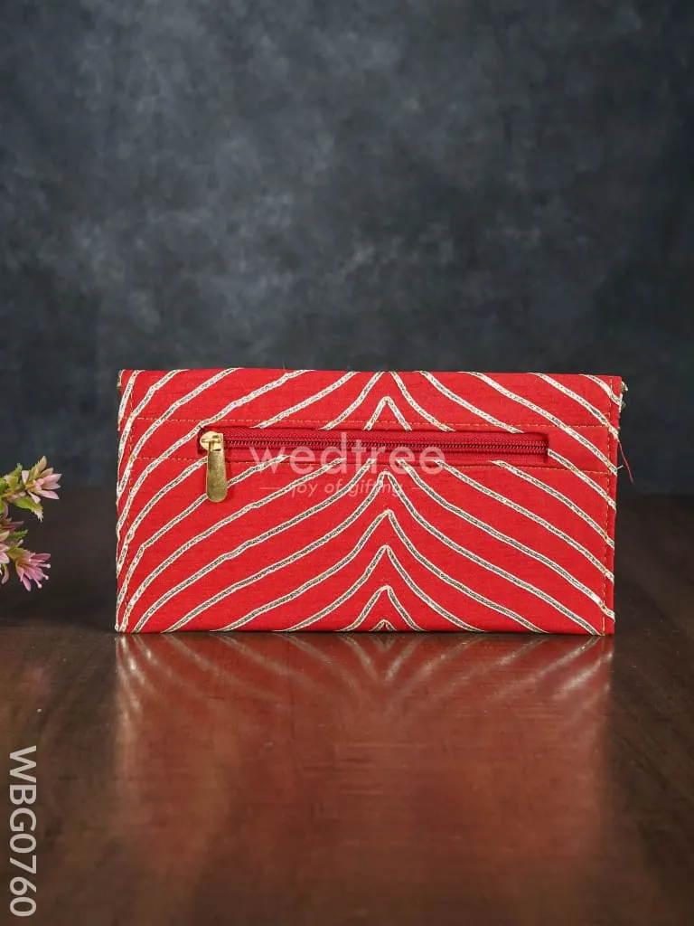 Rajasthani Zari Border Purse - WBG0760