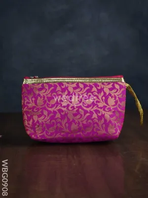 Raw Silk Return Gift Purse - WBG0908